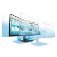 HP P34hc Curved Display (Schwarz), 34" WQHD VA, 65W USB-C Power Delivery, Webcam, 3 Jahre Garantie (Austausch am naechsten Arbeitstag)