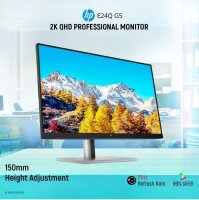 HP E24q G5 Display, 23.8" QHD, IPS, 300 nits, 99%...