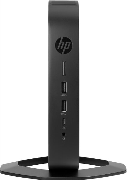 HP ThinClient t640. AMD Ryzen Embedded R1505 (2x2,4GHz). 8 GB DDR4-SDRAM, 2400 MHz. 128 GB, eMMC. AMD Radeon Vega 3. Wi-Fi 5 (802.11ac), 1x USB 3.1 Gen1 Typ C, 4x USB 3.1 Gen1, 2x USB Gigabit LAN t, Microsoft Windows IoT 64 bit / 1 Jahr Garantie durch VT