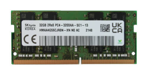 HP DDR4 - Modul - 32 GB - SO DIMM 260-PIN - 3200 MHz / PC4-25600 - 2Rx81.2 V - ungepuffert - non-ECC, neu ausgebaut