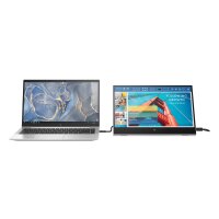 HP E14 Portable Display (Schwarz), 14" FHD IPS,...