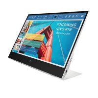 HP E14 Portable Display (Schwarz), 14" FHD IPS, Webcam, 3 Jahre Garantie (Austausch am naechsten Arbeitstag)