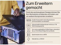 HP Z6 G5, 64 GB DDR5, 2TB HP Z Turbo Drive M.2 SSD, RTX 2000 Ada, 16 GB GDDR6 dediziert, Win11 Pro, 5 Jahre Vor‑Ort Service