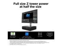 HP Z2 SFF G1i, Intel Ultra 9 285K, 64 GB DDR5, 1TB PCIe 5x4 M.2 SSD, RTX 2000 Ada, 16 GB GDDR6 dediziert, Win11 Pro, Schwarz, 5 Jahre Vor‑Ort Service