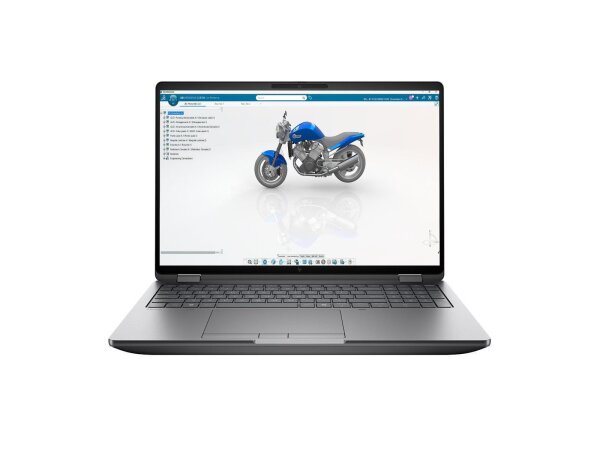 HP ZBook Fury G1i 16, Intel Ultra 9 285HX, 64 GB DDR5, 1TB SSD, 16" WUXGA 1920x1200 Anti-Glare 400nits, RTX PRO 2000, 8 GB GDDR7 dediziert, Win11 Pro, Silber, 3 Jahre Vor‑Ort Service