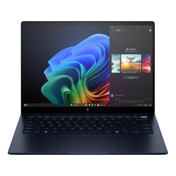 HP EliteBook UltraG1Q Notebook, Renew, 16 GB DDR5, 1TB SSD, 14" 2.2K 2240x1400 Touchscreen 400 nits, Qualcomm Adreno GPU, Win11 Pro, Blau, 1 Jahr Bring‑In Garantie