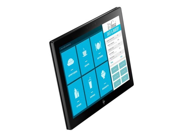 HP Engage Go 10 RPOS, Intel Core i3-1110G4 (2C, bis 3.9GHz), 10" WUXGA Touch (1800×1200, 400 nits), 8GB LPDDR4X, 256GB SSD, LTE, Wi-Fi 6, BT 5, IR-Kamera, Android 11 GMS, 2-Zellen-Akku (38Wh), 65W USB-C, 1 Jahre Garantie