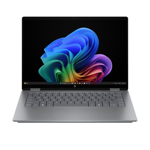 HP OmniBook X Flip 2-in-1 Next Gen AI 14-fk0438nz NB, Renew, AMD Ryzen 5 340, 16 GB LPDDR5, 512GB SSD, 14" WUXGA 1920x1200 400 nits, AMD Radeon 840M, Win11 Home, Silber, 1 Jahr Bring‑In Garantie