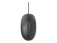 HP 125 - Mouse - kabelgebunden - USB - Schwarz für...