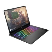 HP OMEN Transcend, Renew, Intel Ultra 9 185H, 32 GB DDR5, 2TB SSD, 14" 2.8K 2880x1800 OLED BrightView glaenzend 400 nits, GeForce RTX 4070, 8 GB GDDR6, Win11 Home, Schwarz, 1 Jahr Bring‑In Garantie