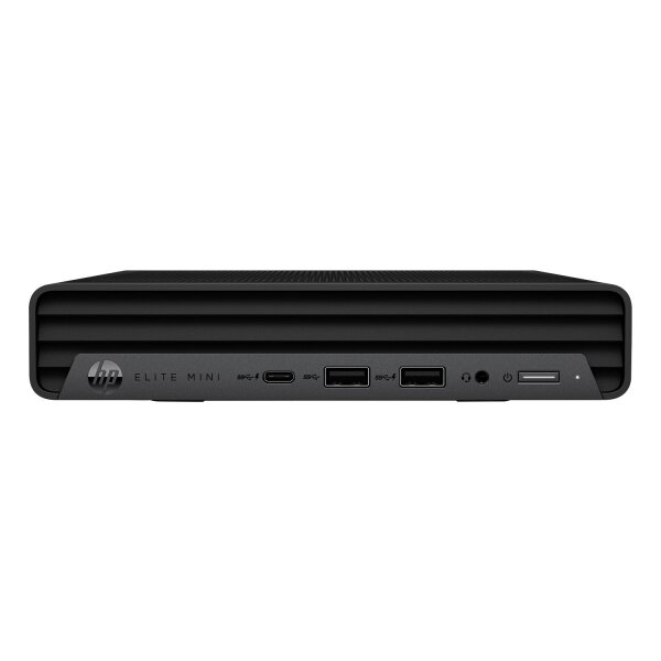 HP Elite Mini 800 G9, Renew, Intel Core i5-14500T, 8 GB DDR5, 256GB SSD, UHD Graphics 770, Win11 Pro, Schwarz, 1 Jahr Vor‑Ort Service