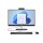 HP All-in-One 24-cr0659nz, Renew, AMD Ryzen 7 7730U, 16 GB DDR4, 1TB SSD, 23.8" FHD 1920x1080 Anti-Glare 250 nits, AMD Radeon RX Vega 8 (Renoir, integriert), Win11 Home, Schwarz, 1 Jahr Bring‑In Garantie