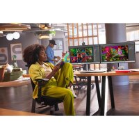 HP Series 7 Pro 727pk (Schwarz), 27" 4K UHD IPS, 100W USB-C Power Delivery, Webcam, 1 Jahr Bring-In Garantie (HP Renew)