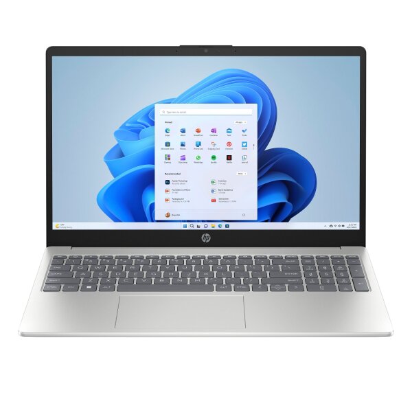 HP AI 15-fd2708nz Notebook, Renew, Intel Ultra 7 255U, 32 GB DDR5, 512GB SSD, 15.6" FHD 1920x1080 Anti-Glare 250 nits, Intel Graphics, Win11 Home, Silber, 1 Jahr Bring‑In Garantie