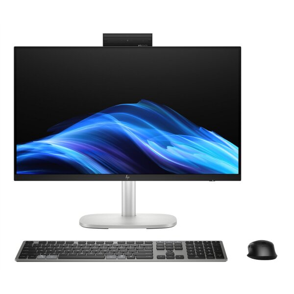 HP AiO G1i, Renew, Intel Ultra 7 265, 32 GB DDR5, 1TB SSD, 23.8" FHD 1920x1080 Touchscreen, Intel Graphics, Win11 Pro, Silber, 1 Jahr Vor‑Ort Service